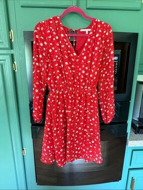 Collective Concepts Bright Red Floral Sundress